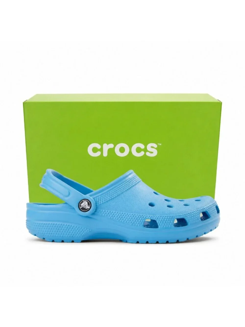 Crocs Kids Classic Clogs J4 Venetian Blue 206991-4OX Water Shoes New With Box